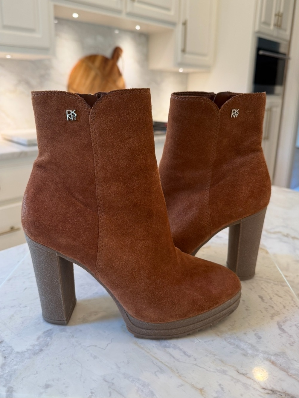 DKNY Tessi platform ankle boot